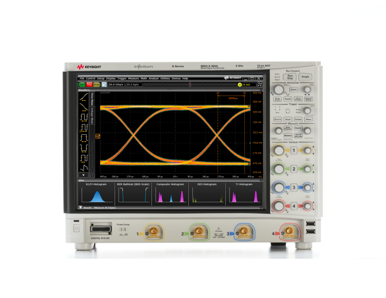 Осциллограф высокого разрешения Keysight (Agilent) MSOS404A