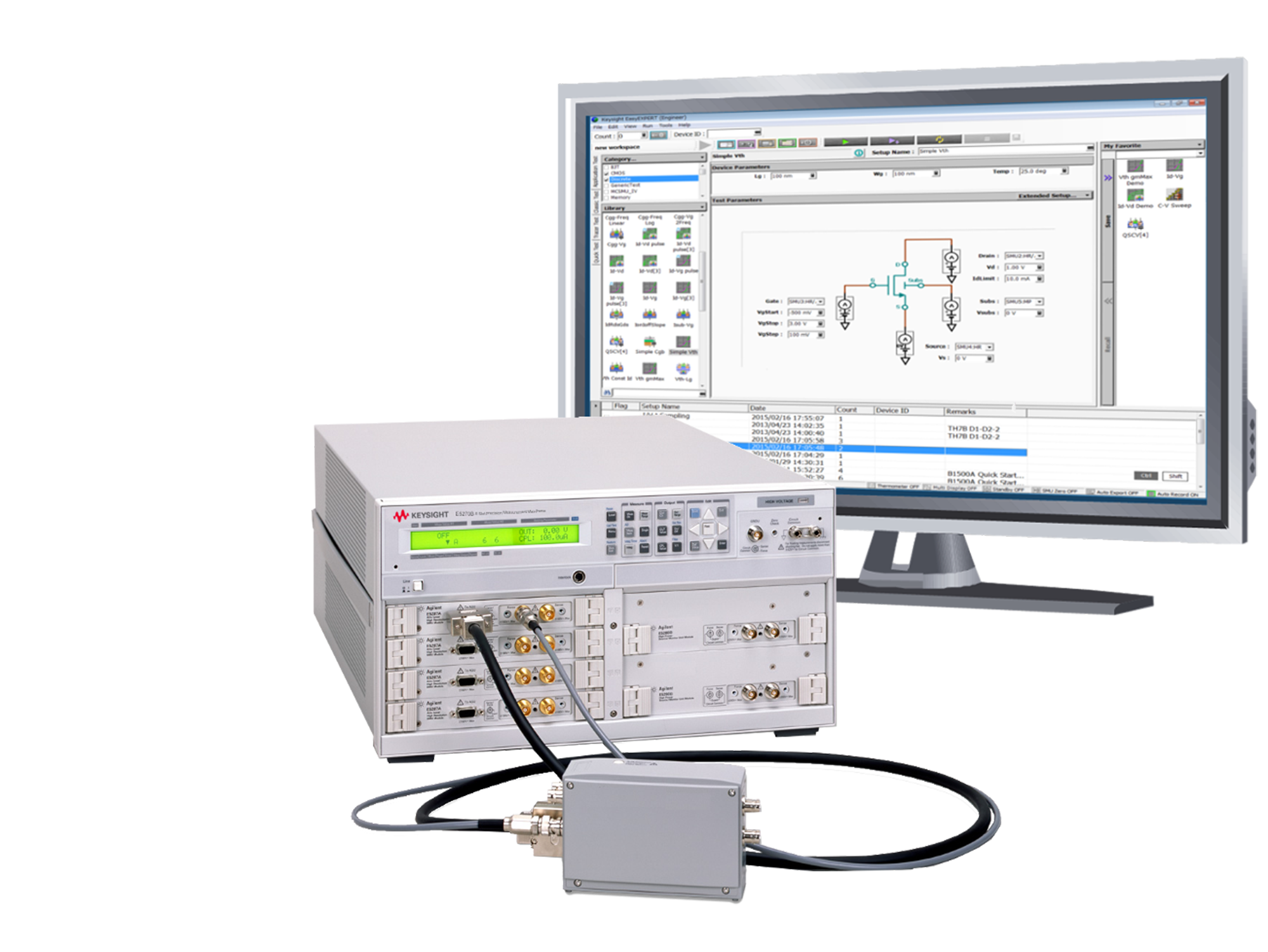 Блок базовый для прецизионных измерений, 8 гнезд Keysight (Agilent) E5270B