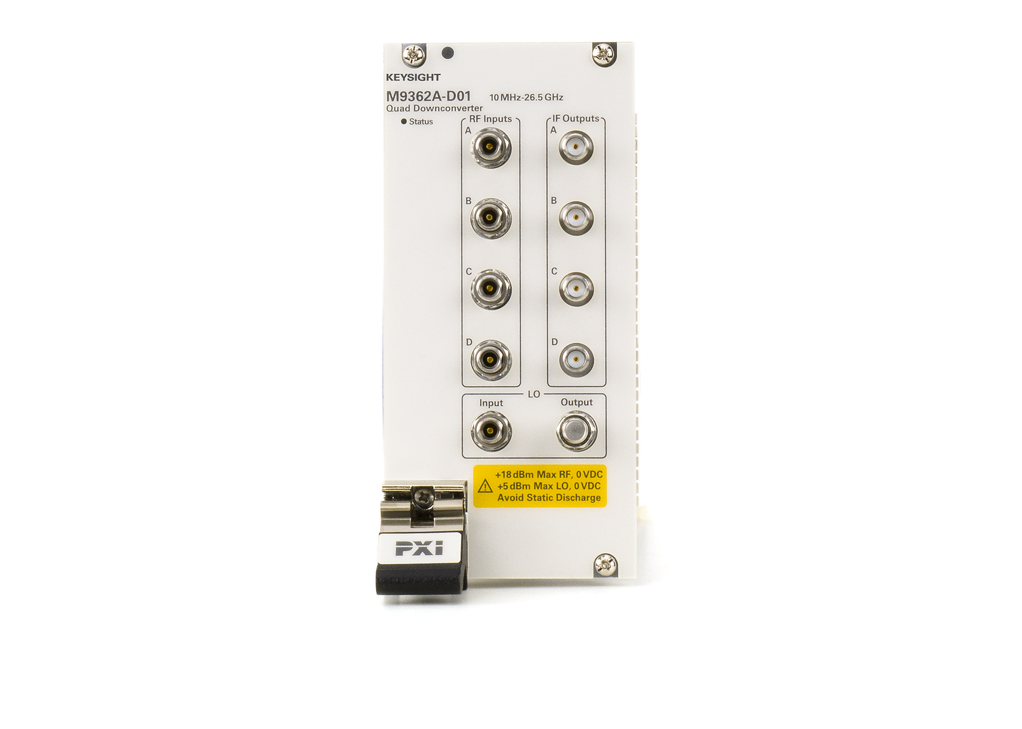 Преобразователь СВЧ 4-канальный с понижением частоты в формате PXIe Keysight (Agilent) M9362AD01